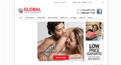 Desktop Screenshot of global-supplements.com